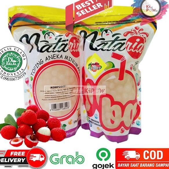 

Realpct Popping Boba Lychee - boba Leci 500gr | Supplier Powder Minuman Bubble Drink
