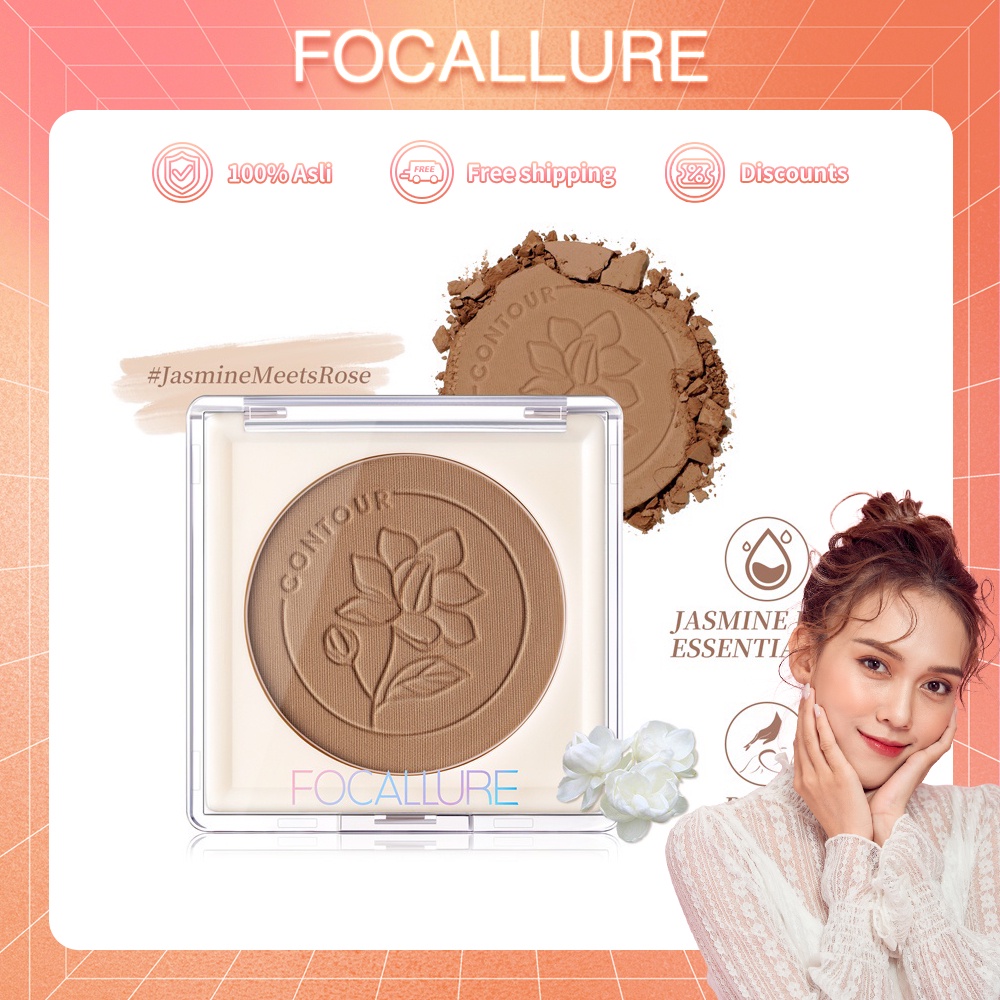 FOCALLURE Makeup Base &amp; Primer Full Coverage Creamy Contour #JasmineMeetsRose Untuk Wajah  Primer Full Coverage Creamy C