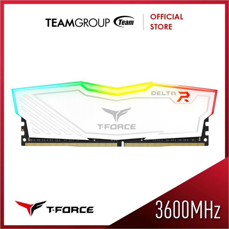 RAM PC (2x8) 16GB DDR4 kit 3200MHz - White And Black Memory RAM