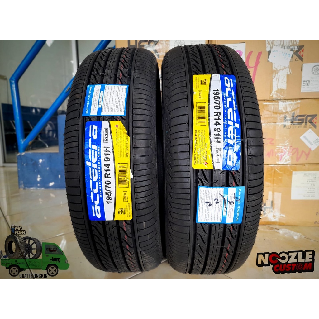 BAN MOBIL STANDAR PHANTER R14 MEREK ACCELERA 195 70 R14 BAN LUAR TUBLES