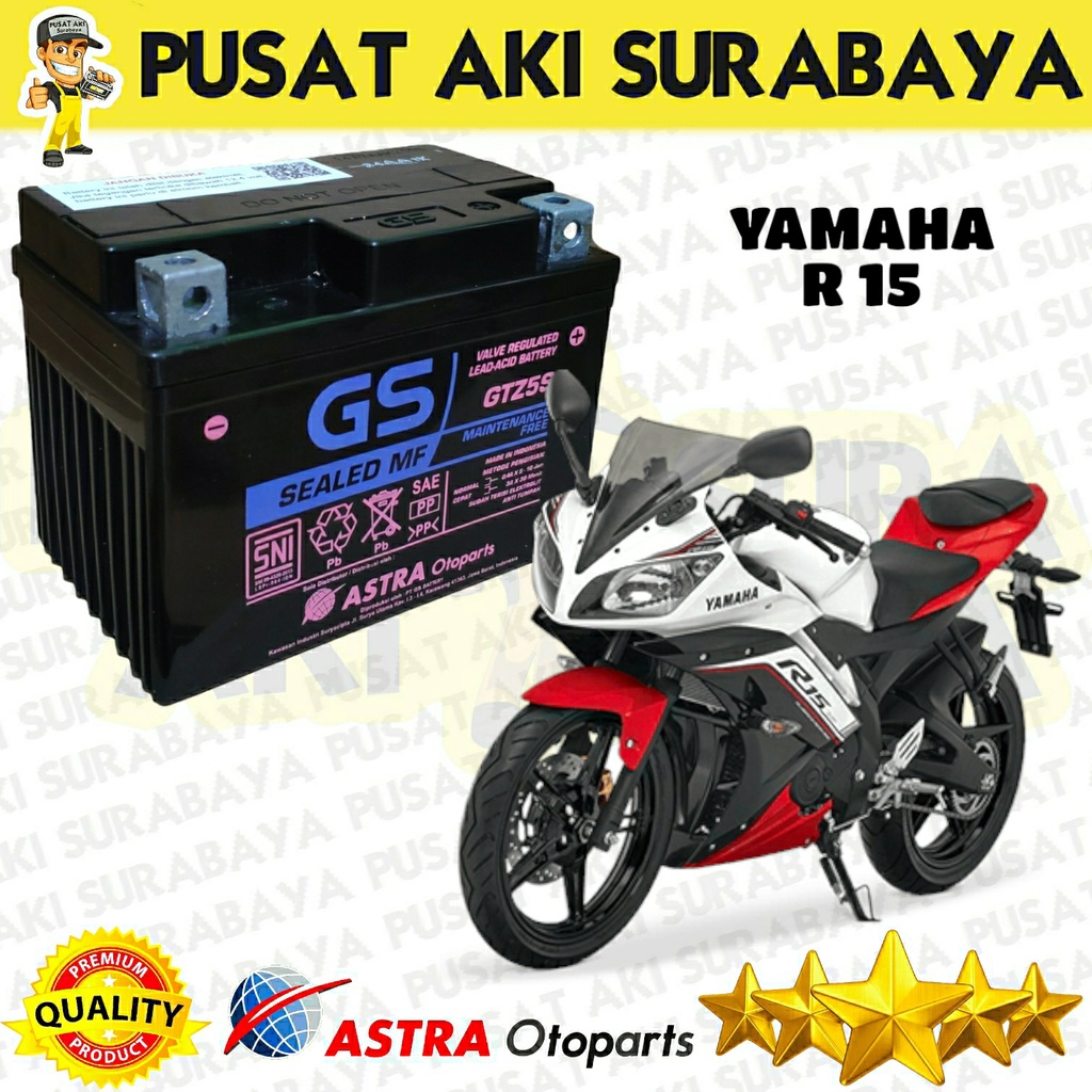 DI JAMIN ORIGINAL GS ASTRA GTZ5S AMPER TINGGI MTZ5S YTZ5S YTZ4V DTZ5S YAMAHA R15 FORCE VIXION MIO XEON