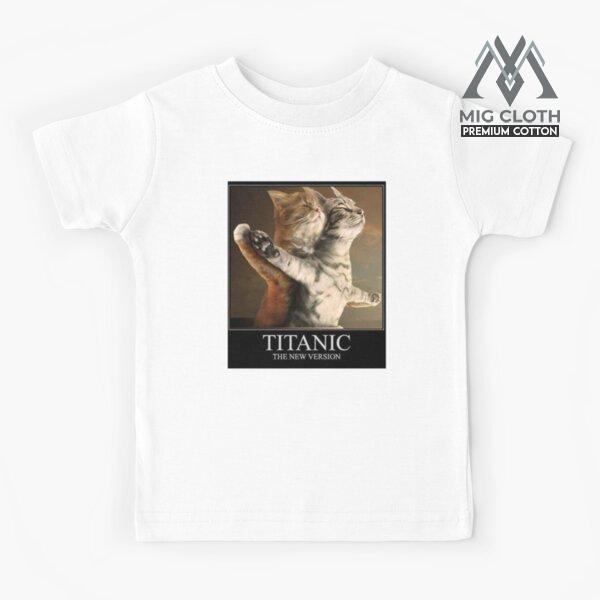 Kaos Anak Titanic Cats - Unisex #477