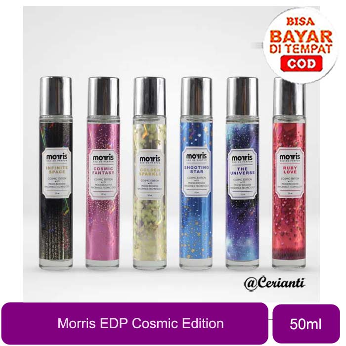 [PARFUM PRIA &amp; WANITA] [50ML] [BPOM] Morris Teen Cosmic Edition 50ml | Parfum Badan Morris | Fantasy | Shooting Star | Golden_Cerianti