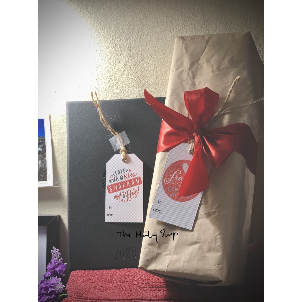 

Happy Valentine Day Card Gift Hangtag Kartu Ucapan Hampers 03