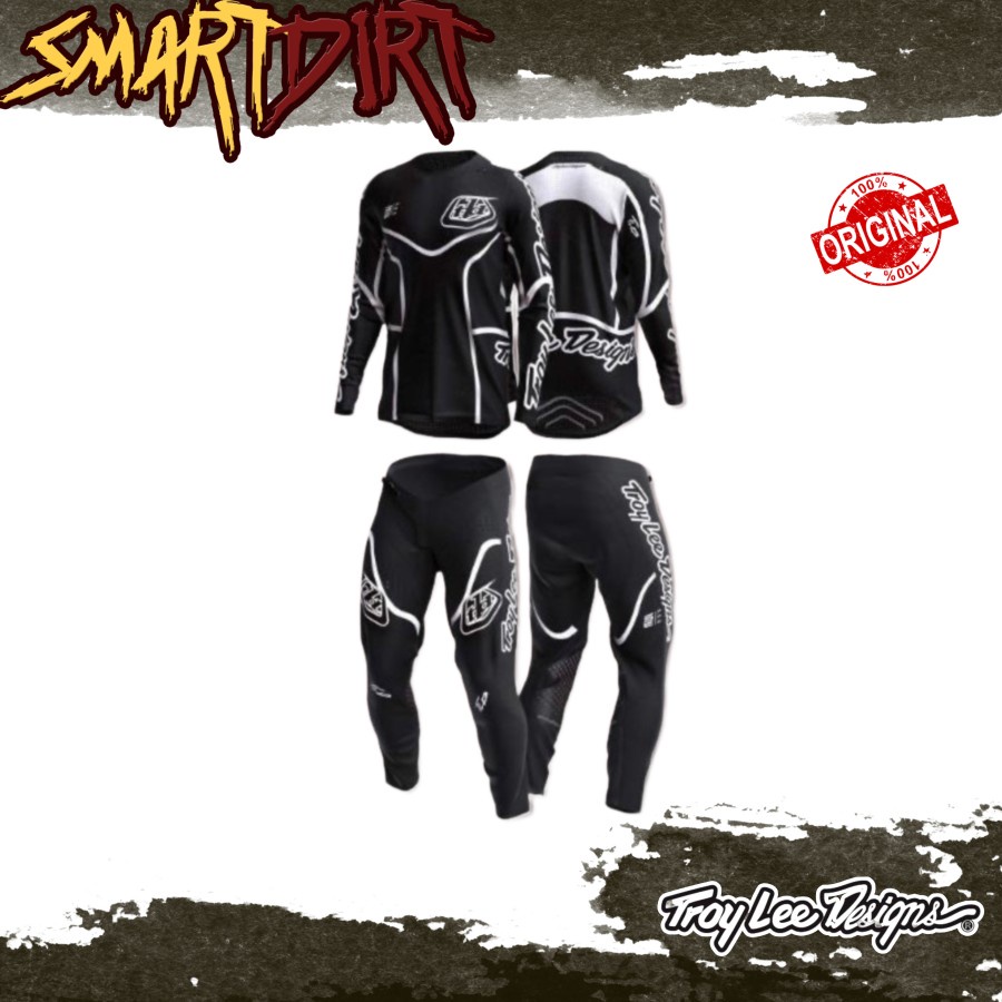 JERSET CROSS TLD SE PRO RADIAN BLACK 2023 JERSEY OFFROAD SLIMFIT TLD