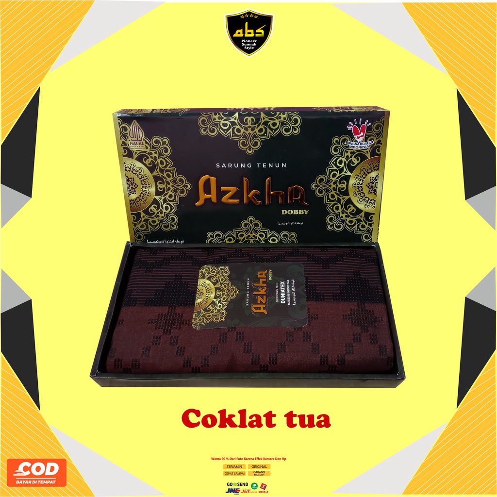 Sarung Series Azkha Dobby Sarung Tenun Signature Calour Series Abu Sulthan
