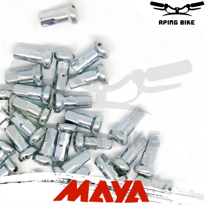 Jari Jari Maya Sepeda 20" 10G x 187mm Ukuran Besar Chrome Ruji BMX