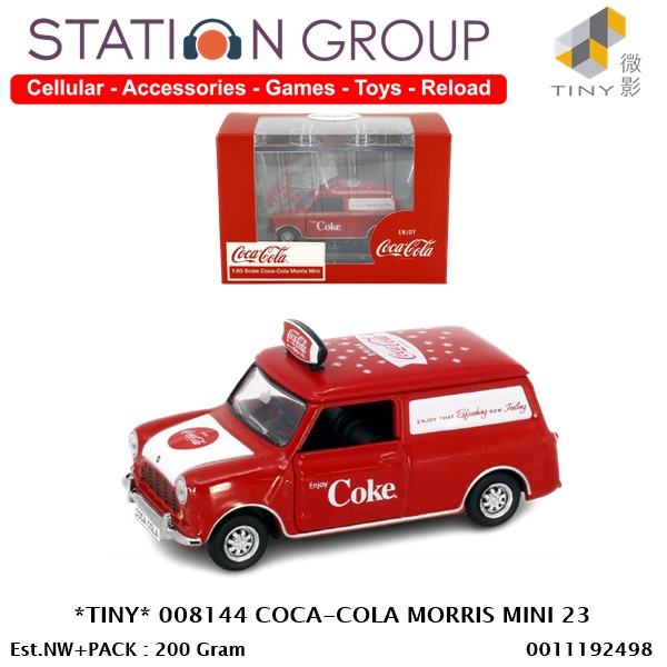 TINY 008144 COCA-COLA MORRIS MINI 23 - DIECAST