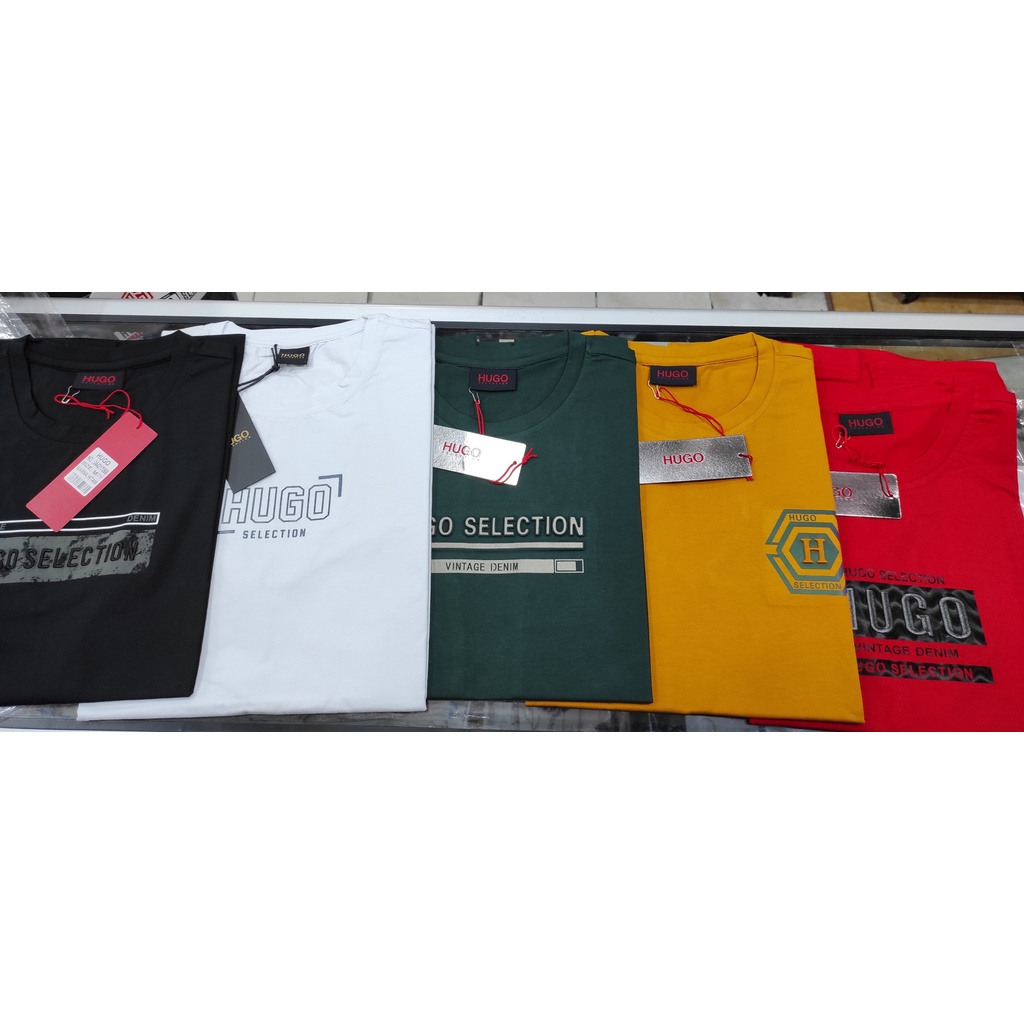 t shirt Hugo Original - kaos pendek Hugo selection  - kaos santai - kaos pendek - kaos oblong Hugo O