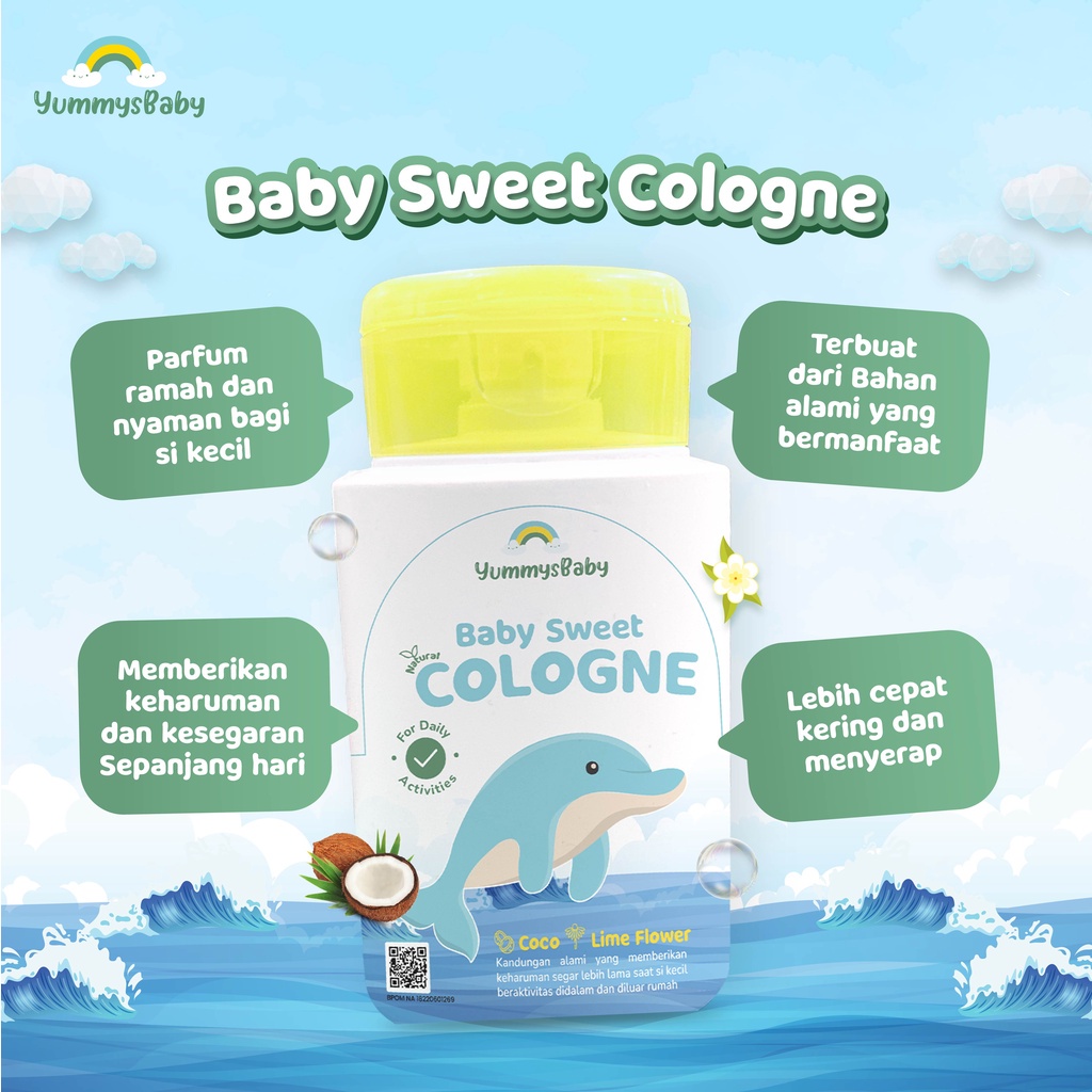 PERA715 YUMMYS BABY SWEET COLOGNE PARFUM BAYI 100ML