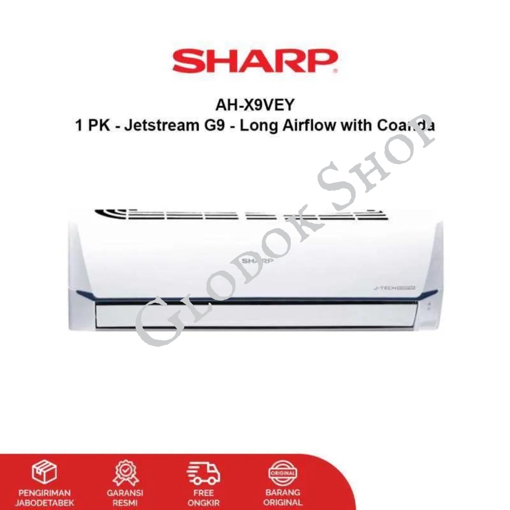 AC Sharp 1PK J-tech Inverter / Ac Sharp AHX9VEY / AC Sharp AH-X9VEY BATAM
