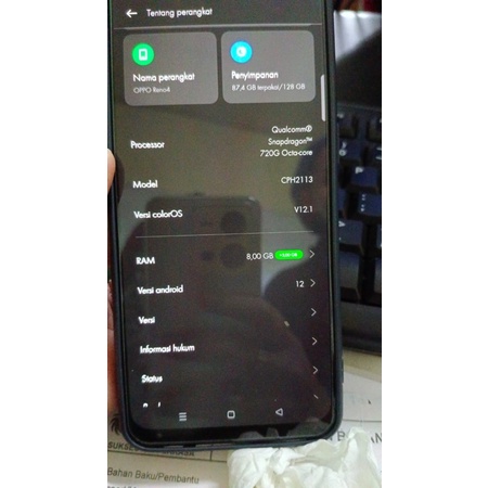 HP OPPO RENO 4 8/128 GB SECOND