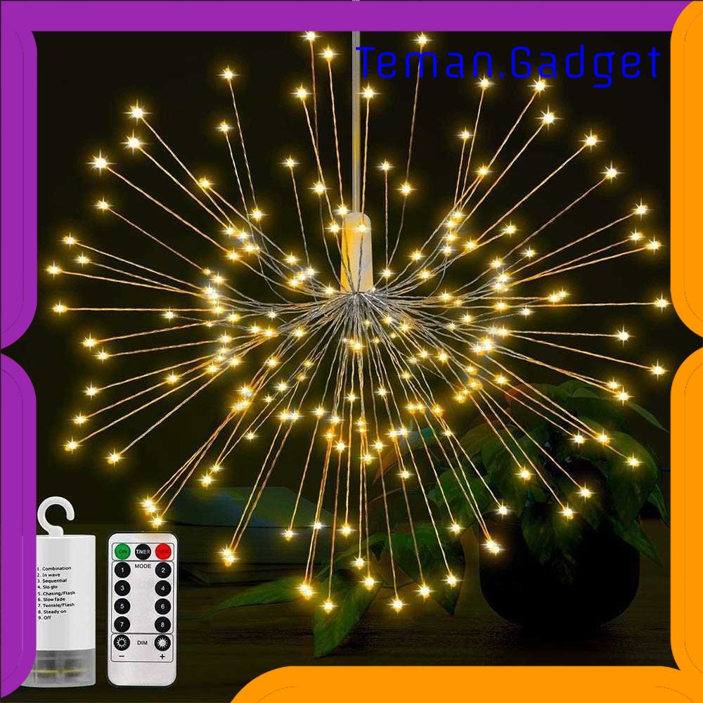 TG-LMP Toifucos Lampu Hias Gantung String Lights Fireworks IP65 with Remote - S1462