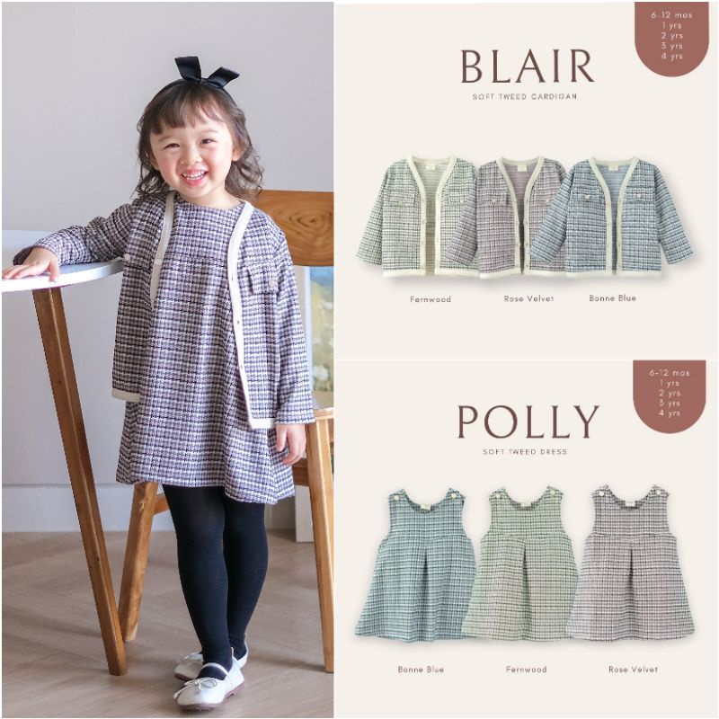 ORIGINAL Bell & Bo BLAIR CARDIGAN & POLLY DRESS Bell&Bo Bell and Bo - Leon Little Stuff