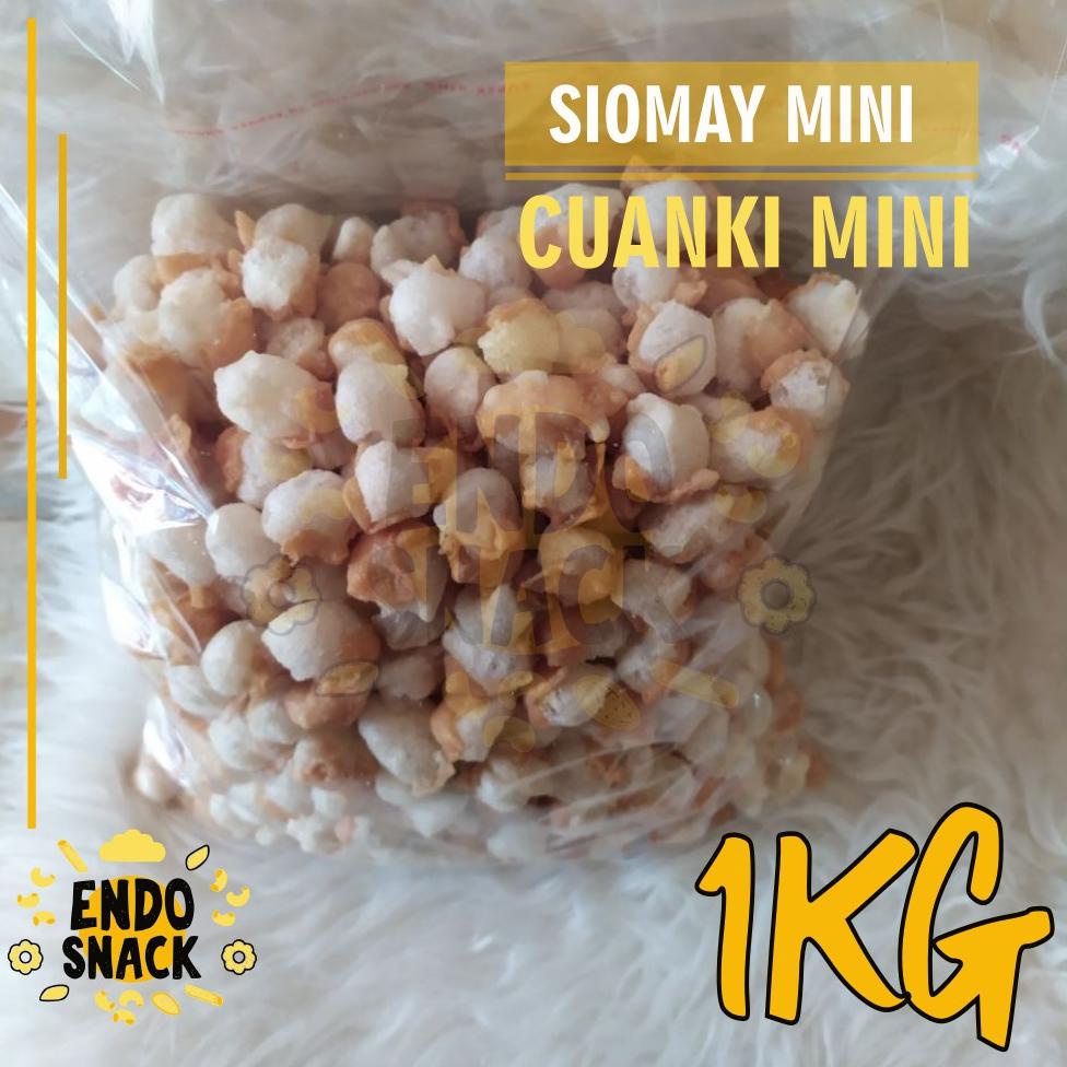 

(Terbaik) 1 Kg SIOMAY MINI Cuanki Pangsit Gurilem Garut Merk SAWARGI Toping Baso Aci, dan Cuanki