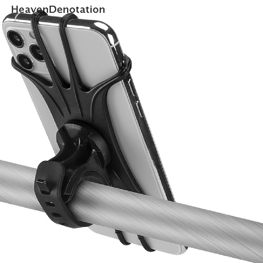 XIAOMI IPHONE [HeavenDenotation] 360dudukkan Silikon Sepeda Ponsel Pemegang Keseimbangan Mobil Motor Stand GPS Dukungan Untuk Iphone11 Xiaomi1110 Huawei P40 HDV