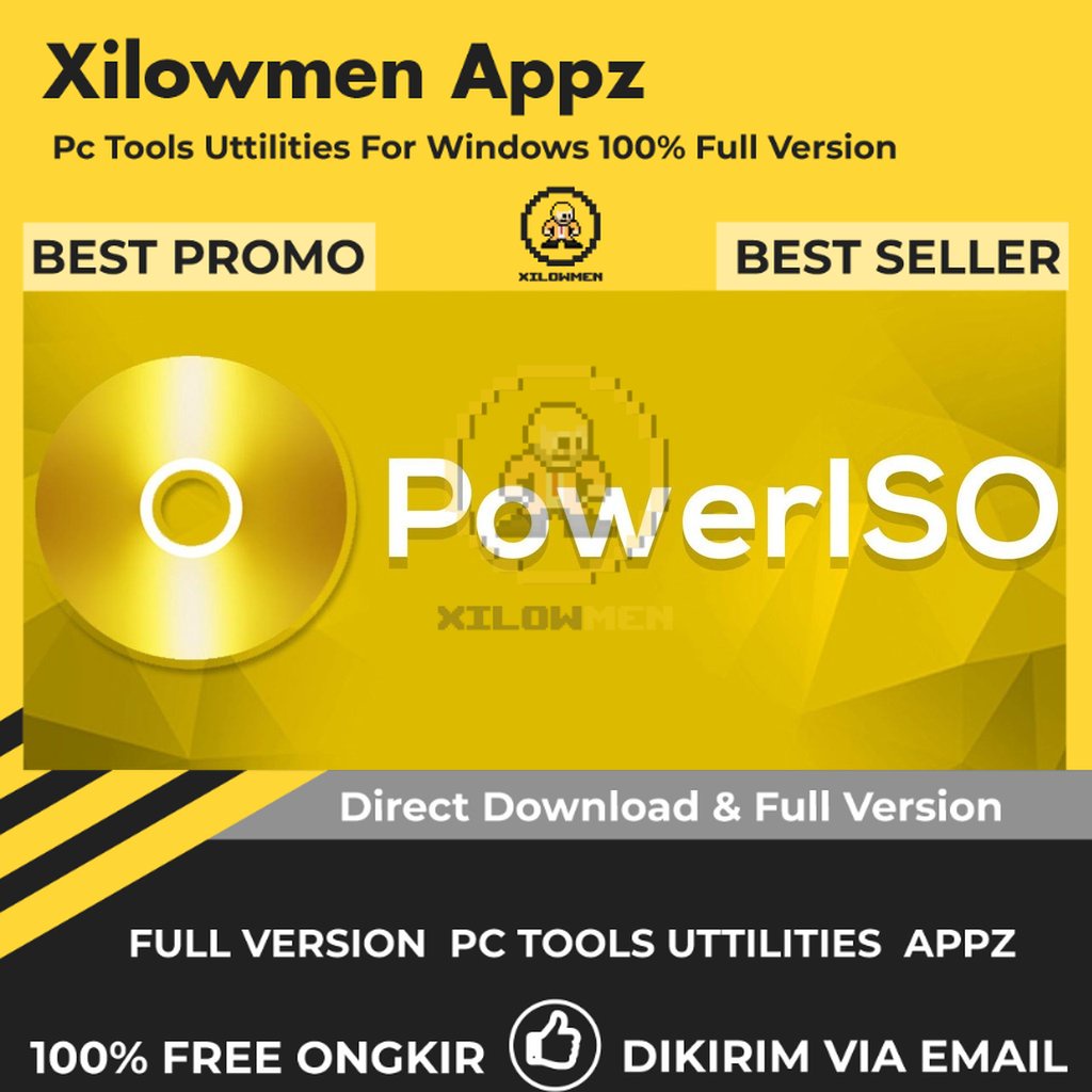 [Full Version] PowerISO Pro PC Tools Software Utilities Lifetime Win OS