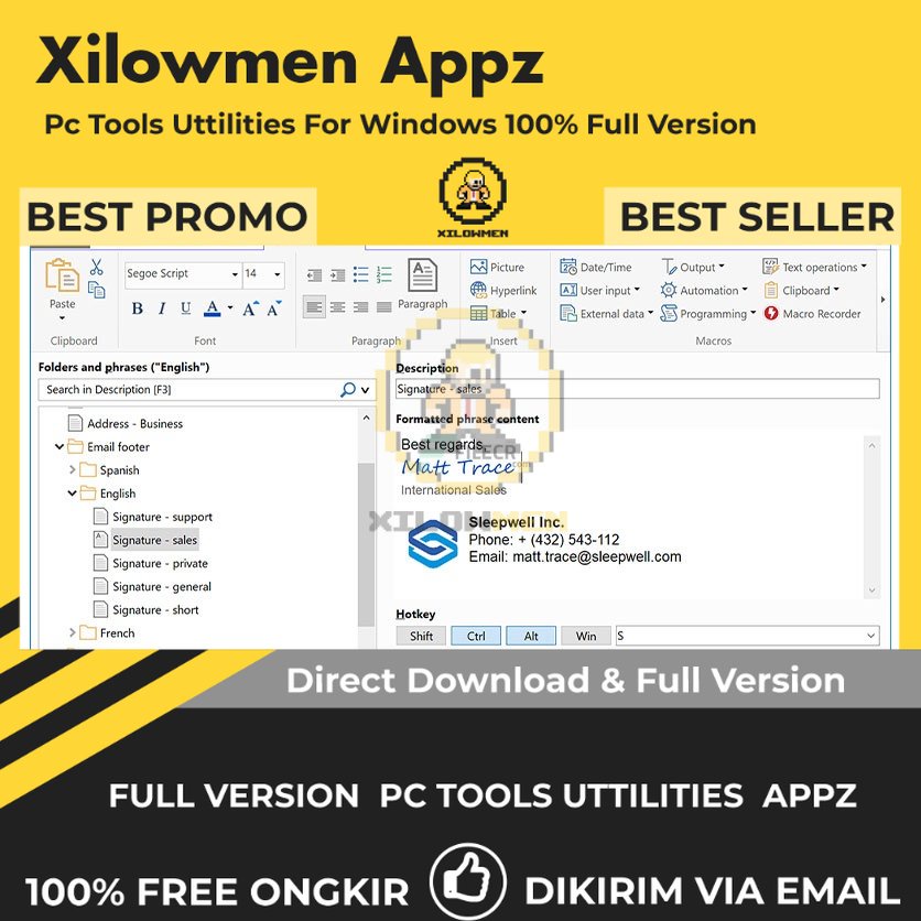 [Full Version] PhraseExpress Pro PC Tools Software Utilities Lifetime Win OS