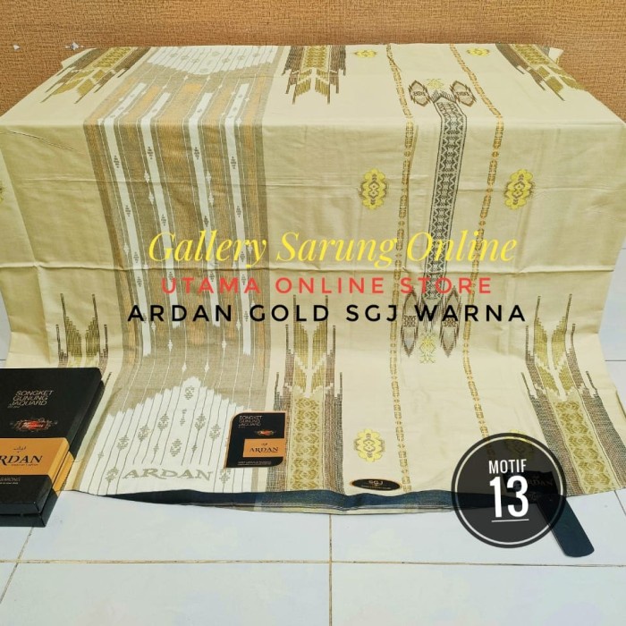 sarung tenun ardan gold sgj warna edisi 1107 stara atlas wadimor