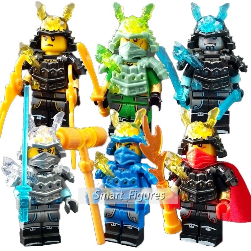 Ninja Master Wu Minifigures General Vex Ninjago Ice Emperor Shark Army Jelly Lord Garmadon Samukai Mainan Angka Mini