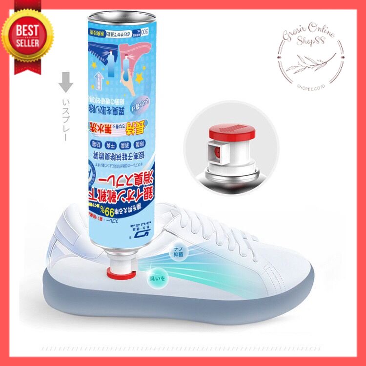 GOS -D404- Spray Penghilang Bau Sepatu - Deodoran Anti Bau Kaki Semprotan Pewangi