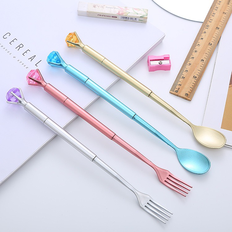 

Gannise 4pcs Pen Pulpen Pena Sendok Garpu GN-ST0342