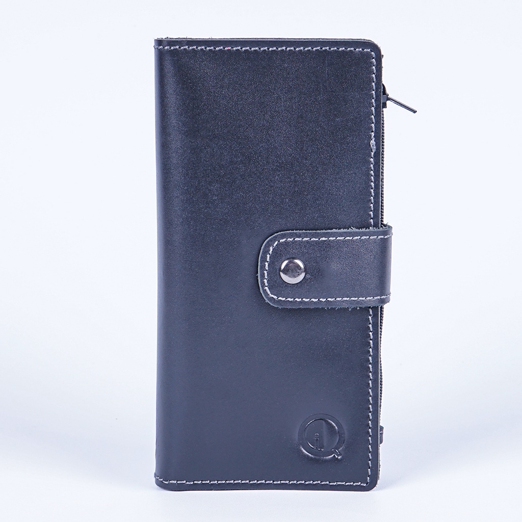 Dompet Panjang Lipat Kulit Asli  Dompet Kulit Pria Dompet Panjang Kartu Pria Lipat Kulit Sapi Asli Original FO17