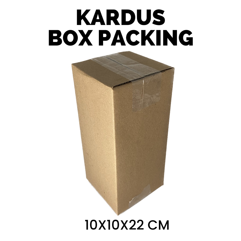 

Kardus Packing 10x10x22 Box Ukuran Kecil Polos