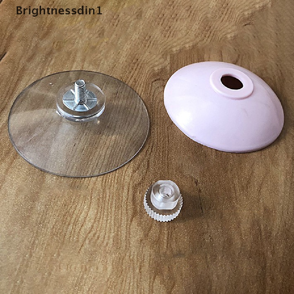 [Brightnessdin1] 10pcs Suction Cup Dengan thread sucker metal nut stud Ulir Sekrup Untuk Butik Perlengkapan