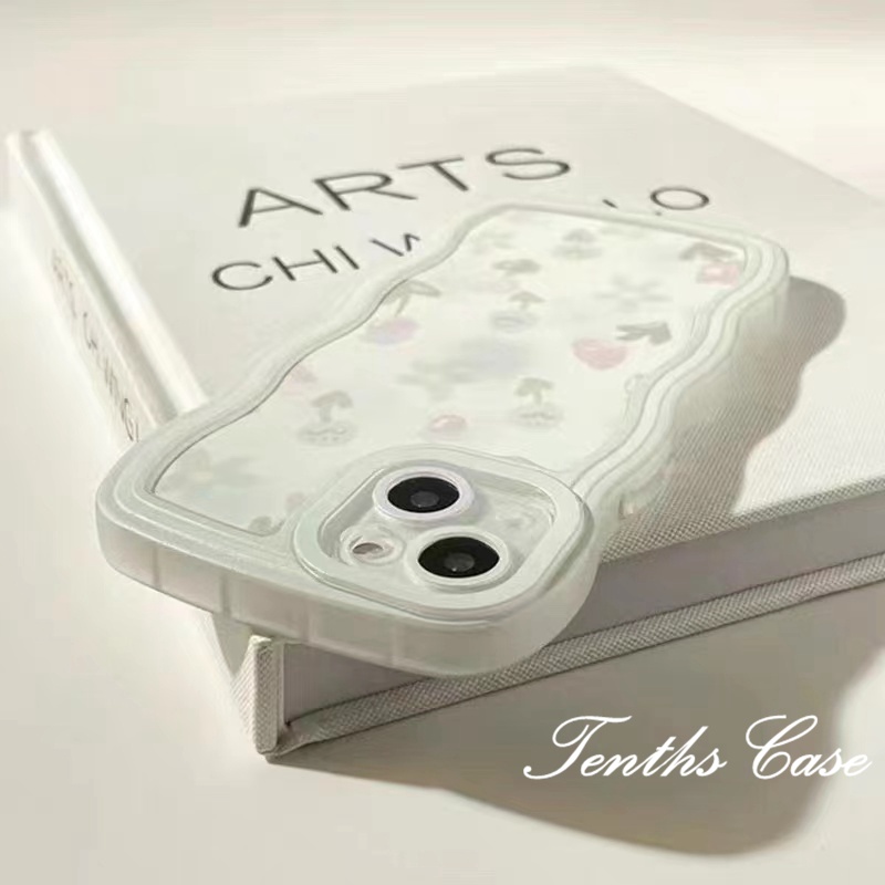 Oppo A78 A17 A17K A57 A77 A76 A96 A16 A16s A16k A15 A15s A54 A74 A55 A95 A94 A93 A53 A5 A9 2020 A3s A5s Reno 7Z 7 8T 5 F11 F9Pro Full Layar Florets Casing Handphone Soft Cover