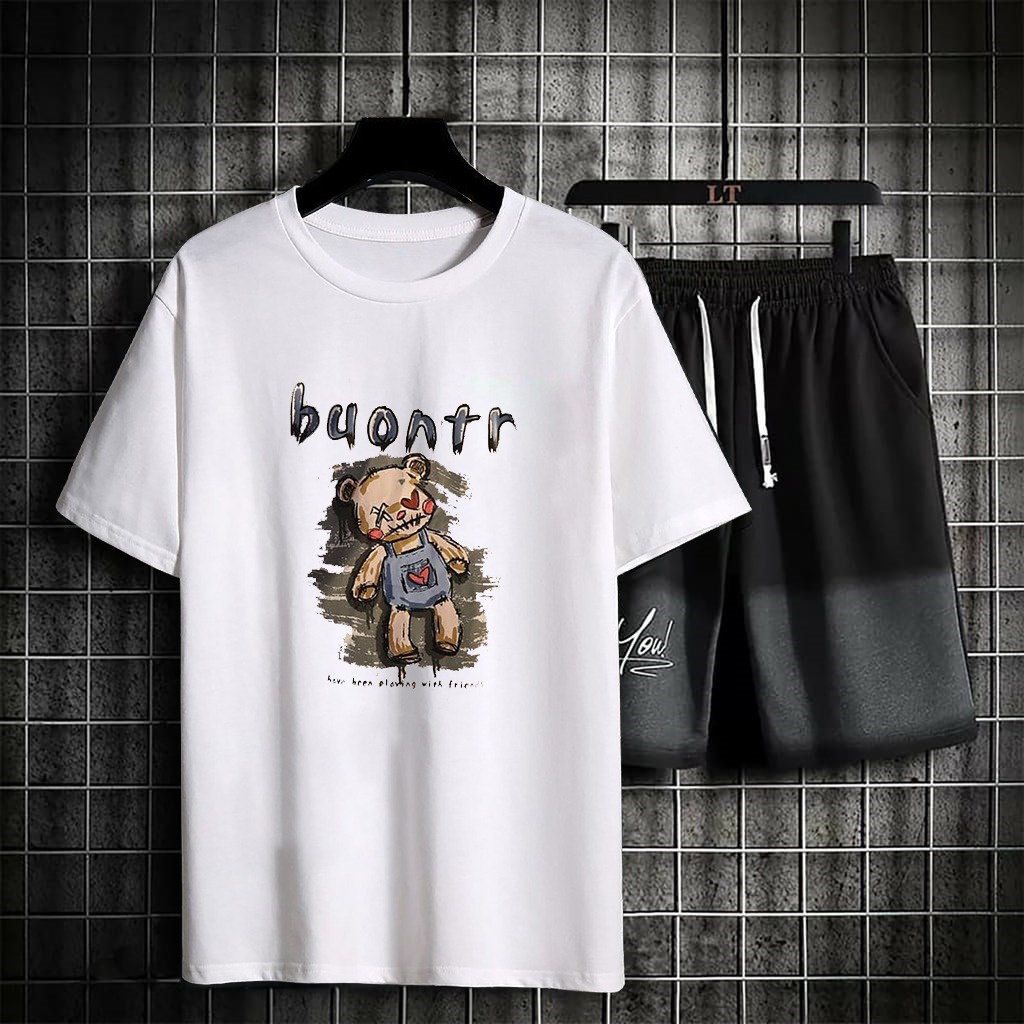 COD/AN/ STELAN KEREN OUTFIT DISTRO M|L,XL ATASAN DAN CELANA KEREN SET BT128