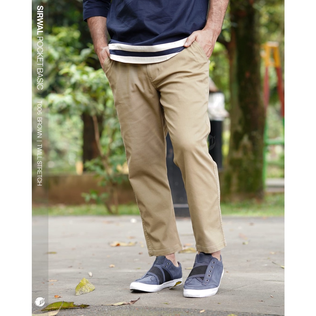 SAMASE Celana Sirwal Pocket Basic T006 Formal Kantor