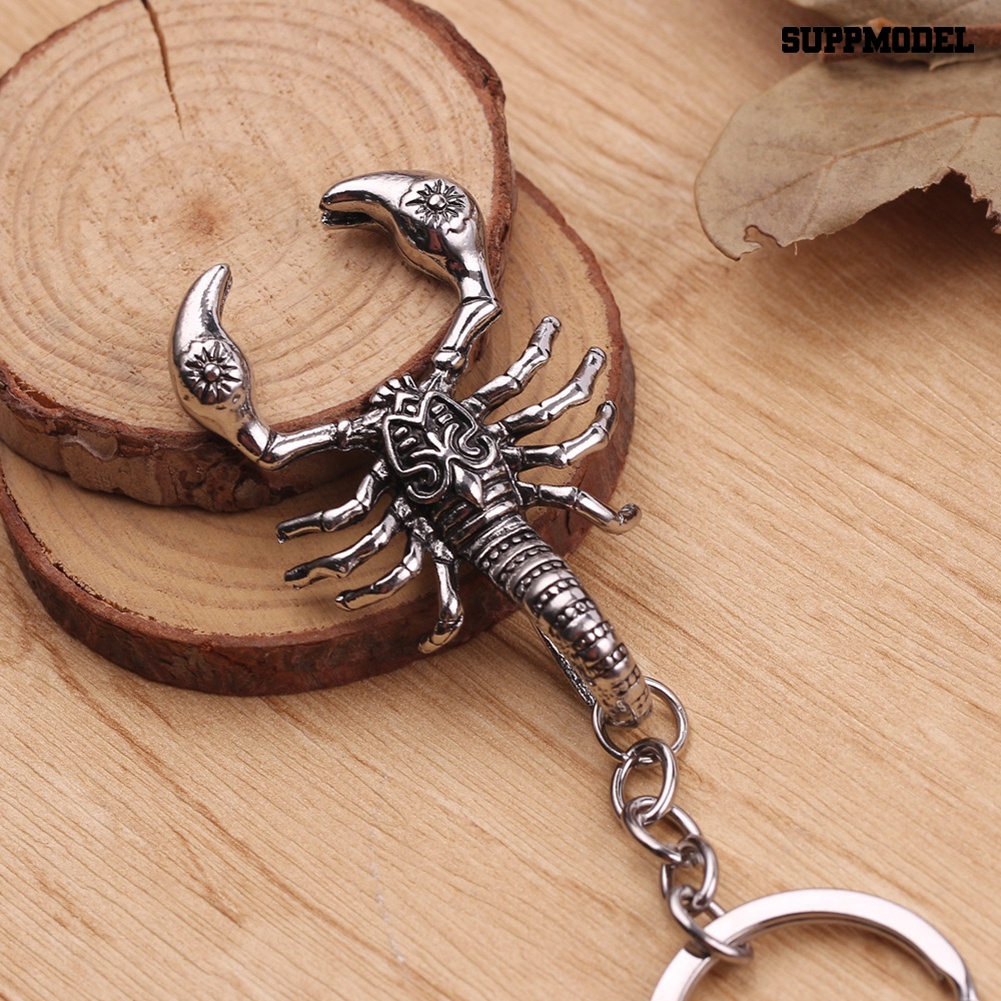 [SM] Retro Unisex Alloy Scorpion Pendant Gantungan Kunci Tas Hiasan Gantung Key Chain Ring