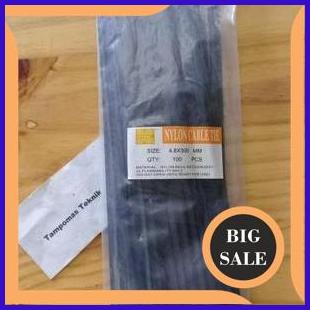 

last stok Kabel Ties 4.8x300 mm Nylon Tali Pengikat 1F3BZ3