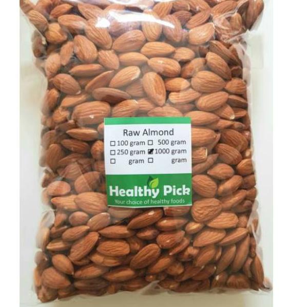 

✬ Raw Almond Whole 1kg Almond Mentah ♗