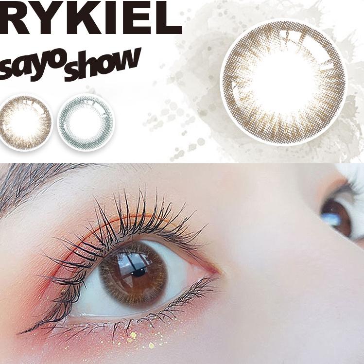 ☀ ✔️100% ORI SAYOSHOW RYKIEL Sepasang Softlens Brown Minus 14 mm ( NORMAL S/D-8.00) Contact Lens Sof