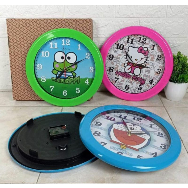 Jam Dinding Kaligrafi, Polos, dan Karakter | melmelstore