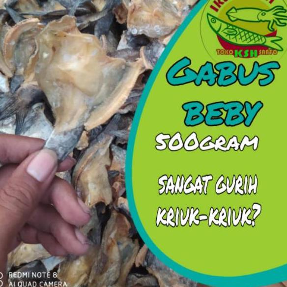 

✧ Ikan asin gabus beby-500gram ☃