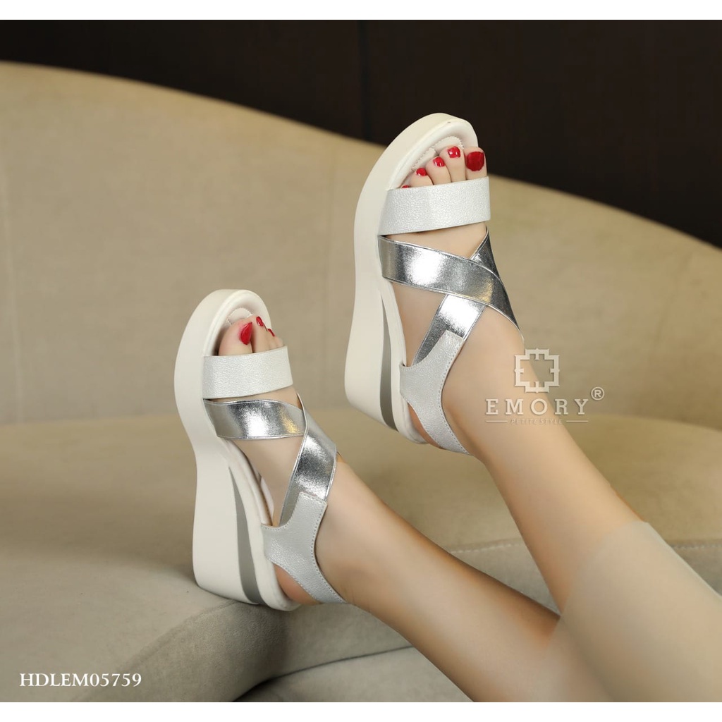 SV - EMORY Shary Sepatu Wedges Wanita HDLEMO5759