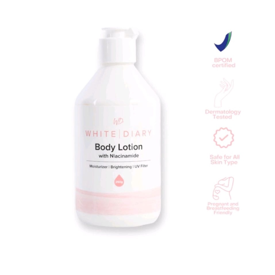 White Diary - Gluta Body Soap - Body Lotion Whitening