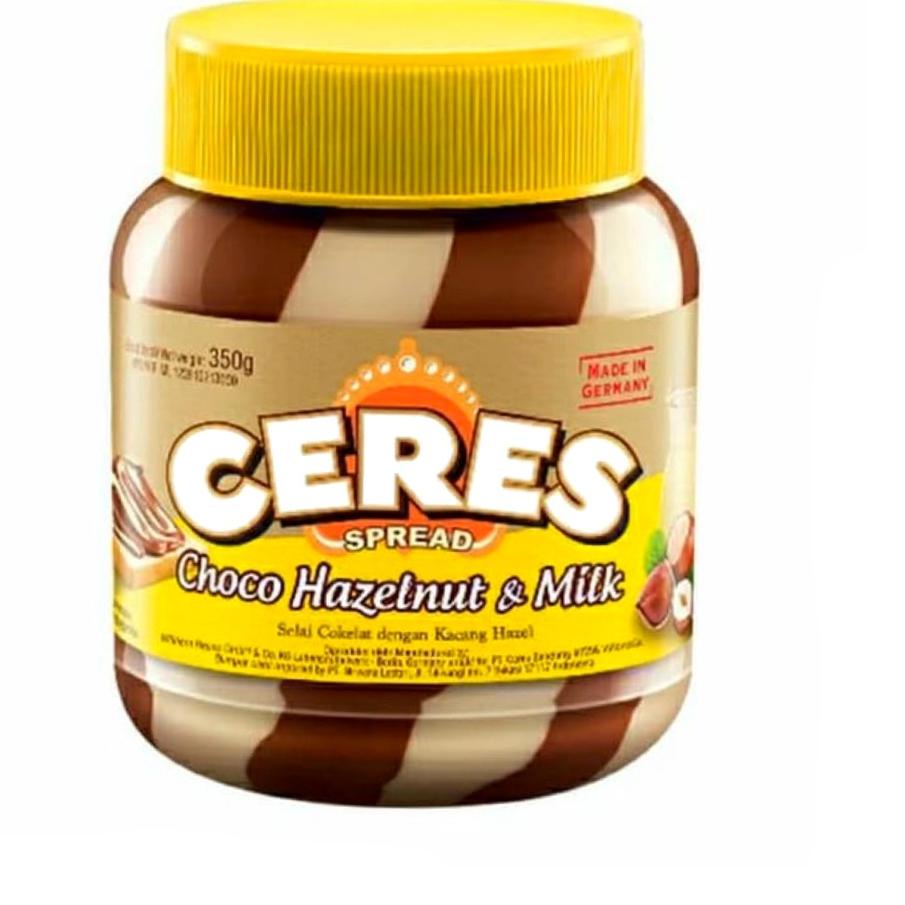 

♜ Selai Ceres Choco Hazelnut & Milk Spread 350g Selai Coklat Ceres Hazelnut Susu ➲