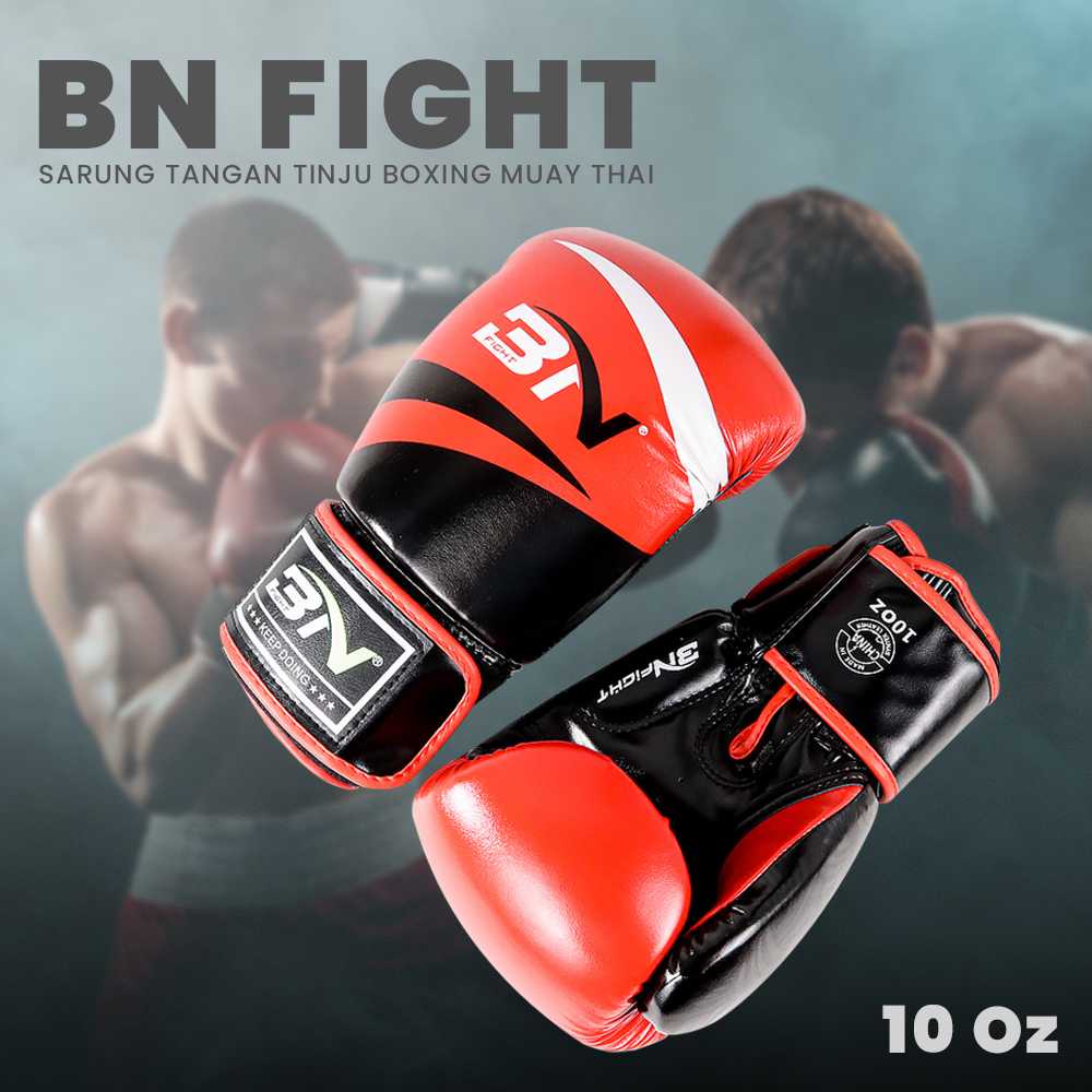 COD Sarung Tangan Tinju MMA Boxing Leather Glove Sarung Tinju Muaythai MMA Taekwondo Boxing Gloves Bahan PU Sarung Tinju