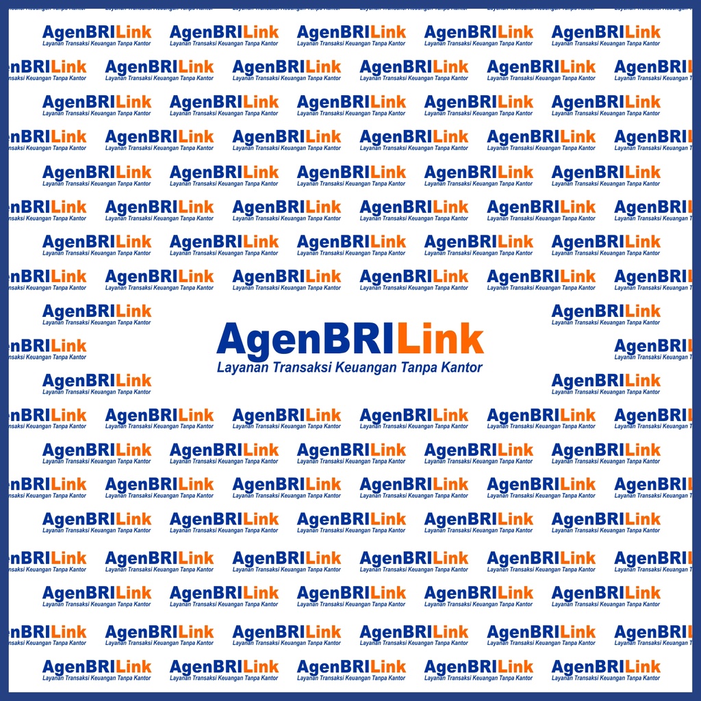 BACKDROP & SPANDUK BACKGORUND BRILINK / 300 CM X 300 CM / BANNER / LESTARI PRINT