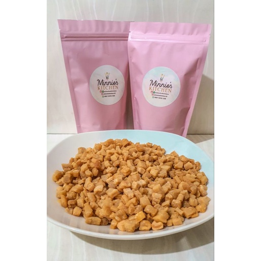 Ampas minyak BABI goreng yupo | cu jiu ca cuyuca garingan kerupuk babi