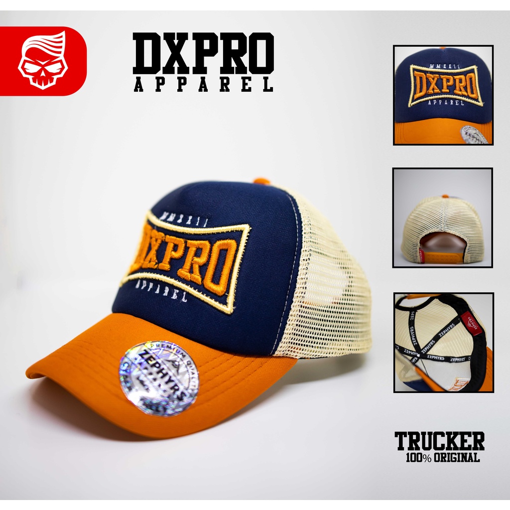 TOPI TRUCKER Bordir DXPRO Original Brand