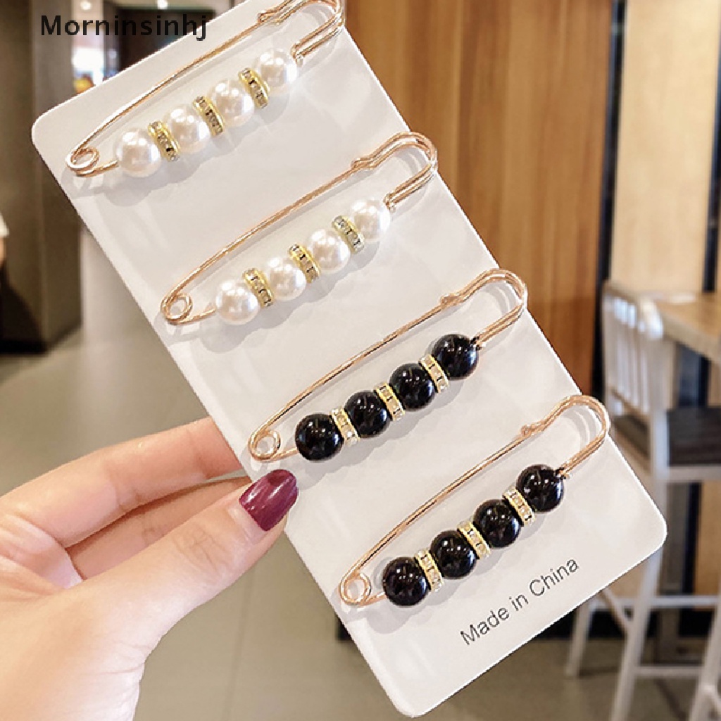 Mornin 4per5 /6/8/10PCS Set Ban Pinggang Pin Aksesoris Gold Brooch Waist Tighg Clap Pin id