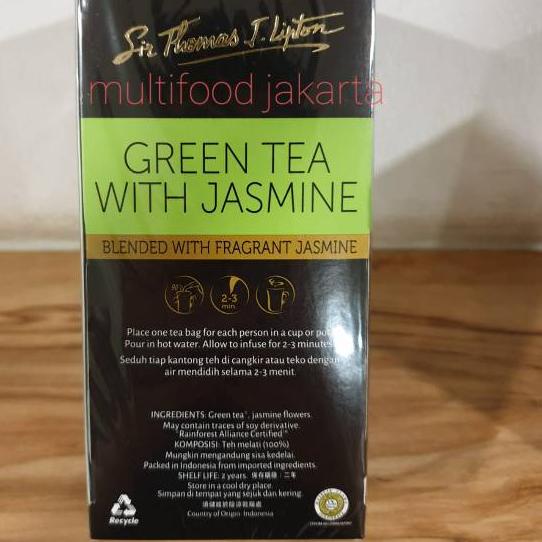 

♠ Lipton green tea with jasmine / teh hijau melati lipton premium ➶