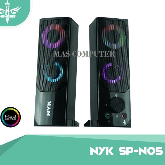 ✮ NYK Speaker GAMING SP-N03 SOUND Ligthing RGB Strong Bass / Speaker GAMING multimedia NYK SP-N05 / 