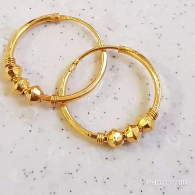 ➧ Anting Emas Murni 24k asli Emas Muda ♥