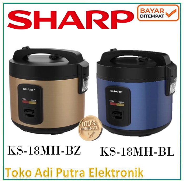 Rice Cooker Sharp 1,8 Liter Penanak Nasi KS-G18MH / KS G18 MH/KSG18MH